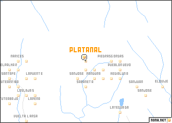 map of Platanal