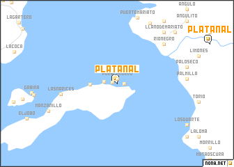 map of Platanal
