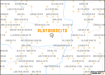 map of Platanarcito