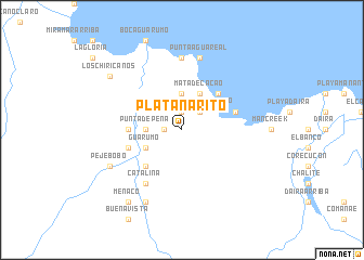 map of Platanarito