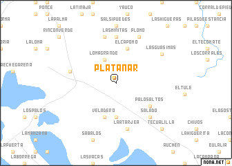 map of Platanar