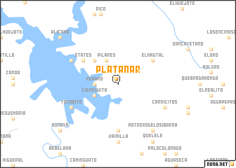 map of Platanar