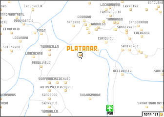 map of Platanar