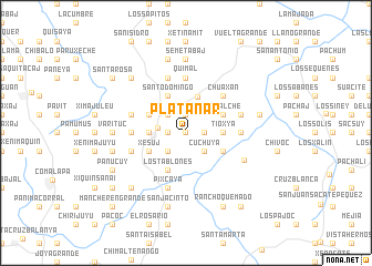 map of Platanar