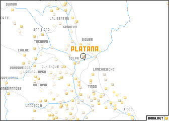 map of Platana