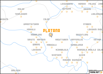 map of Platana