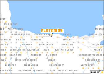 map of Plataniás