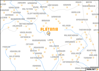 map of Plataniá