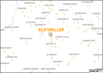 map of Platanillar
