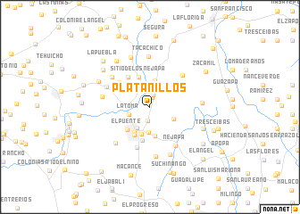 map of Platanillos
