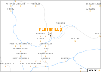 map of Platanillo