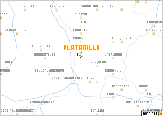 map of Platanillo