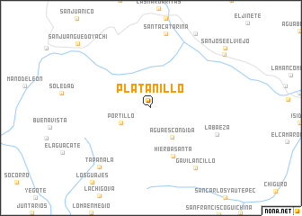 map of Platanillo