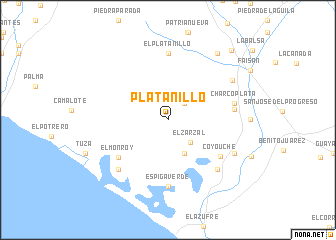 map of Platanillo