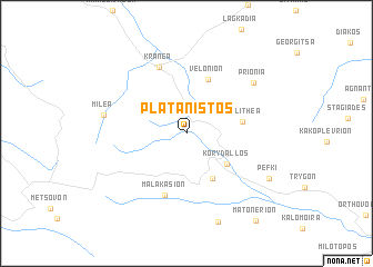 map of Platánistos