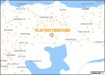 map of Platanito Arriba