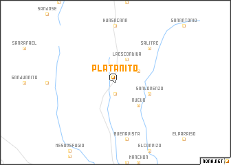 map of Platanito