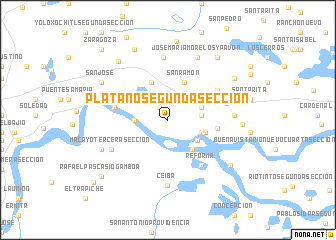 map of Plátano Segunda Sección