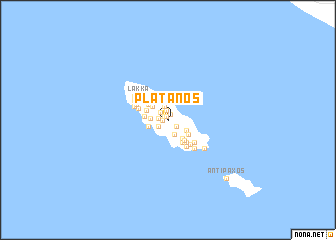 map of Plátanos