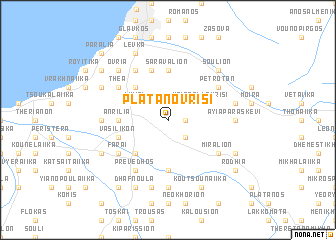 map of Platanóvrisi