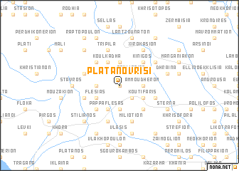 map of Platanóvrisi