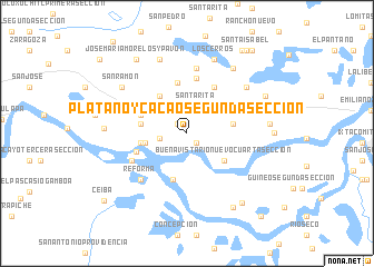 map of Plátano y Cacao Segunda Sección