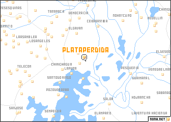 map of Plata Perdida