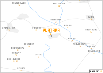 map of Platava