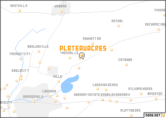 map of Plateau Acres