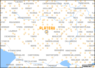 map of Plateau