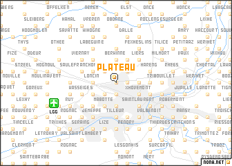 map of Plateau
