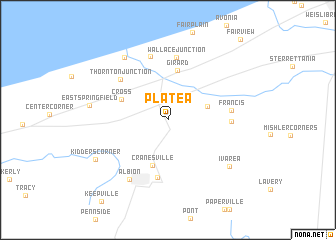 map of Platea