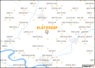 map of Platenhof