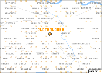 map of Platenlaase