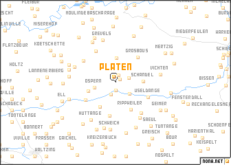 map of Platen