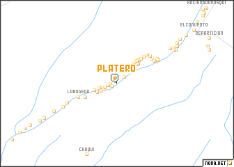 map of Platero