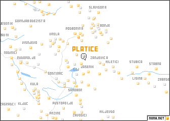 map of Platice