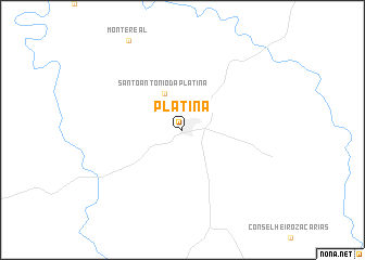 map of Platina