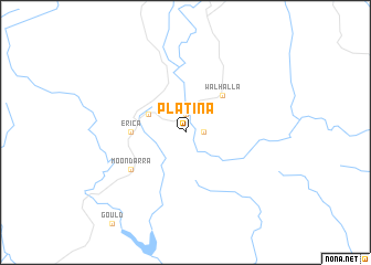 map of Platina