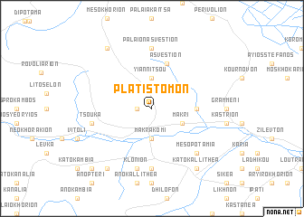 map of Platístomon