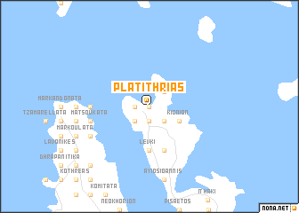 map of Platithriás