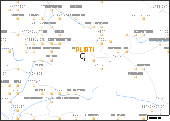 map of Pláti