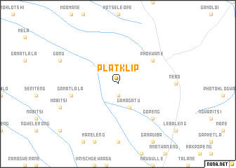 map of Platklip
