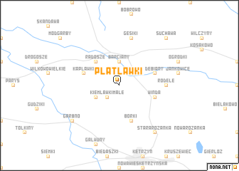 map of Płatławki