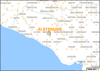 map of Platon Dume