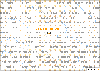 map of Platon Duricie