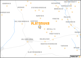 map of Platonivka