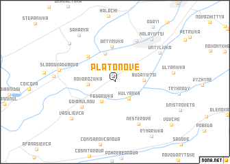 map of Platonove