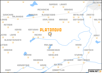 map of Platonovo