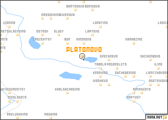 map of Platonovo